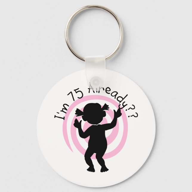 Porte-clés Time Warp 75 Déjà Tshirts et cadeaux (Recto)