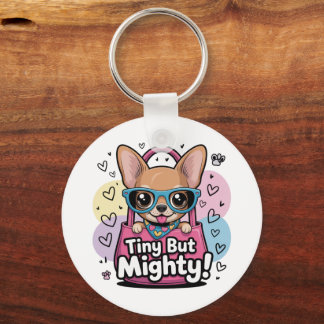Porte-clés Tiny but Mighty Chihuahua Keychains & Lanyards