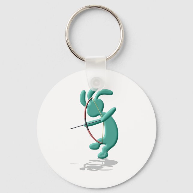 Porte-clés Tir à arc pour enfants Kokopelli (Recto)