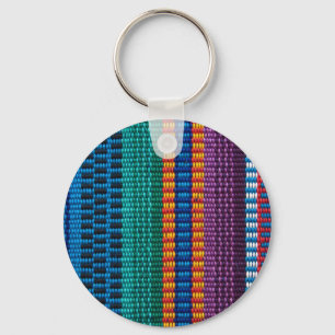 Porte-clés Tissu guatémaltèque traditionnel