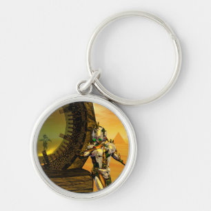PORTE-CLÉS TITAN DANS LE DÉSERT D'HYPERION