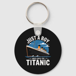 Porte-clés Titanic Navire Juste Un Garçon Qui Aime Le Croisiè