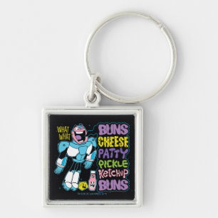 Porte-clés Titans Ados, allez !   Cyborg Burger Rap