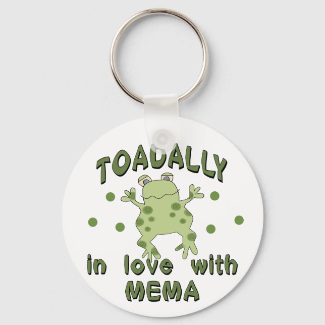 Porte-clés TOADALY Love Mema Frog (Recto)