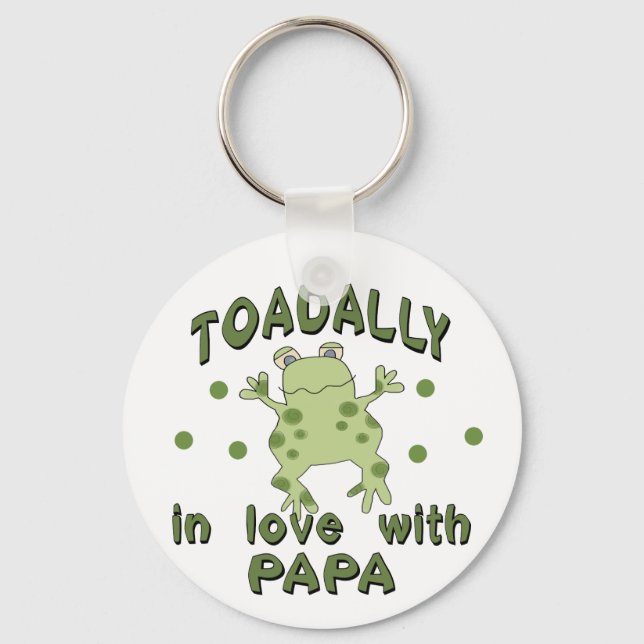Porte-clés TOADALY Love Papa Frog (Recto)
