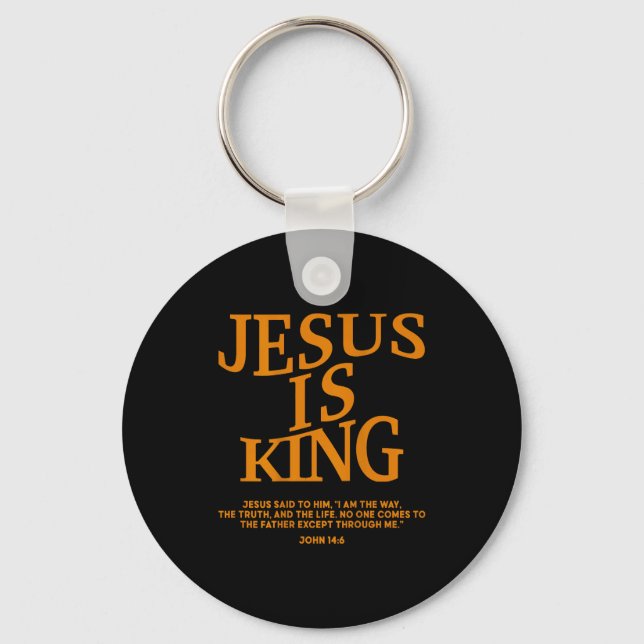 Porte-clés Toddler Boy Jesus Is King Camo Christian God Son S (Recto)