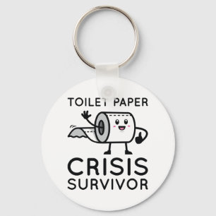 Porte-clés Toilet Paper Crisis Survivor