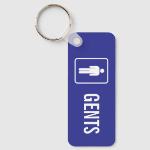 Porte-clés toilettes messieurs
