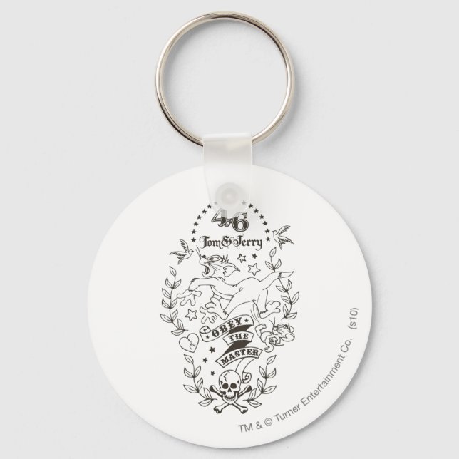 Porte-clés Tom et Jerry Obey Le Maître 1 (Recto)