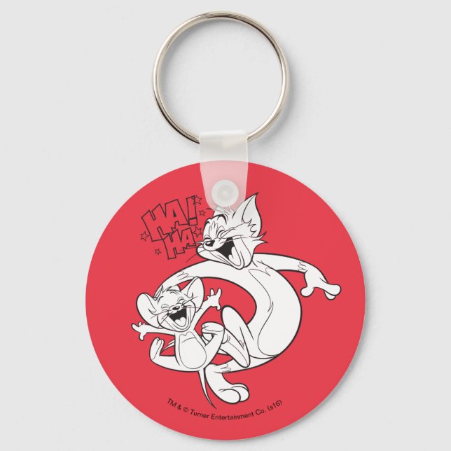 Porte-clés Tom Et Jerry | Tom Et Jerry Rient (Recto)