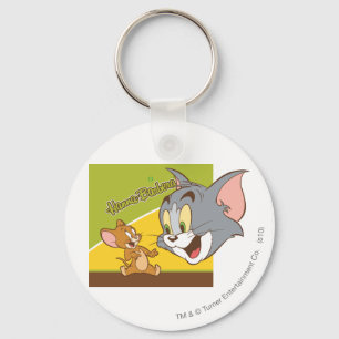 Porte-clés Tom et logo de Jerry Hanna Barbera