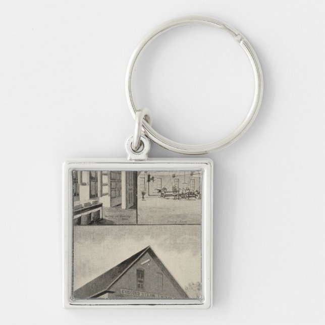 Porte-clés Toof's Laundry, Concord, NH (Devant)