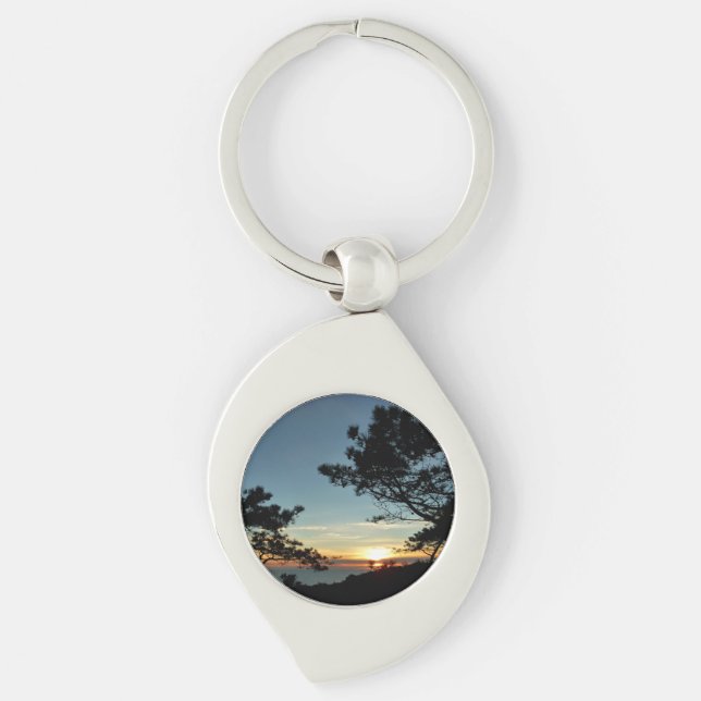 Porte-clés Torrey Pine Sunset III Paysage californien (Devant)