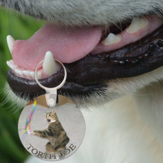 Porte-clés Tortitude cat keychain (Créateur téléchargé)