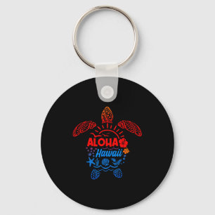 Porte-clés Tortue de mer aloha tropical hawaii été plage