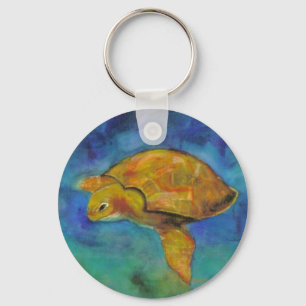 Porte-clés Tortue marine par Paula Atwell