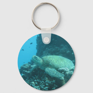 Porte-clés Tortue sur la Grande barrière de corail