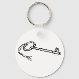 Porte-clés Touche antique