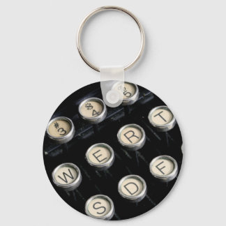 Porte-clés Touches de machine à écrire