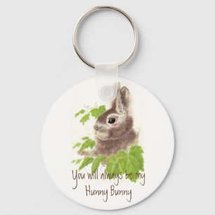 Porte-clés Toujours être mon citation lapin lapin Hunny
