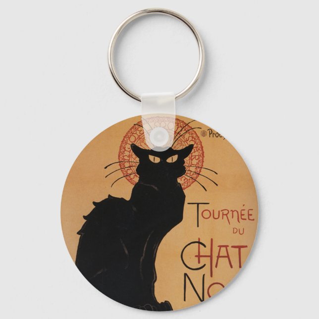 Porte-clés Tournée du Conversation Noir, Théophile Steinlen (Recto)