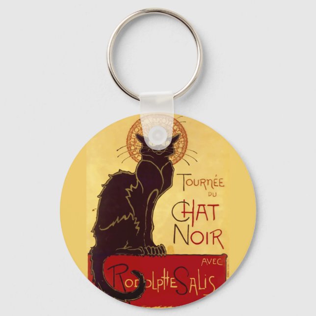 Porte-clés Tournée du Conversation Noir, Théophile Steinlen (Recto)
