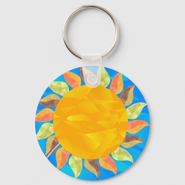 Porte-clés Tournesol (Recto)