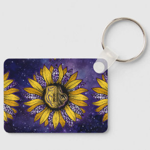 Porte-clés Tournesol/Tigre/Fleur-de-Lis de Louisia