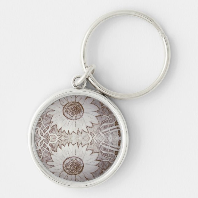 Porte-clés tournesol yaei à la maison (Devant)