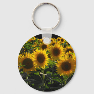 Porte-clés tournesols