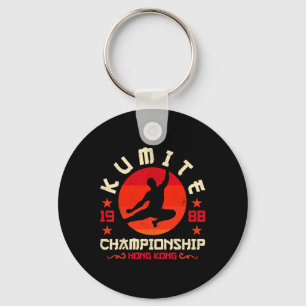 Porte-clés Tournoi Kumite vintage Retro Funny Karate Viral