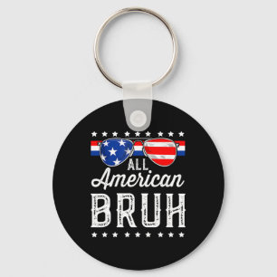 Porte-clés Tous les Américains 4 juillet Boys Patriotic Usa T