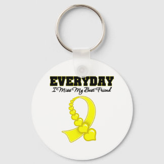 Porte-clés Tous Les Jours Je Manque Mon Meilleur Ami Militair