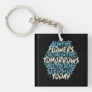 Porte-clés Toutes les fleurs de Tomorrow Streetwear Citation-