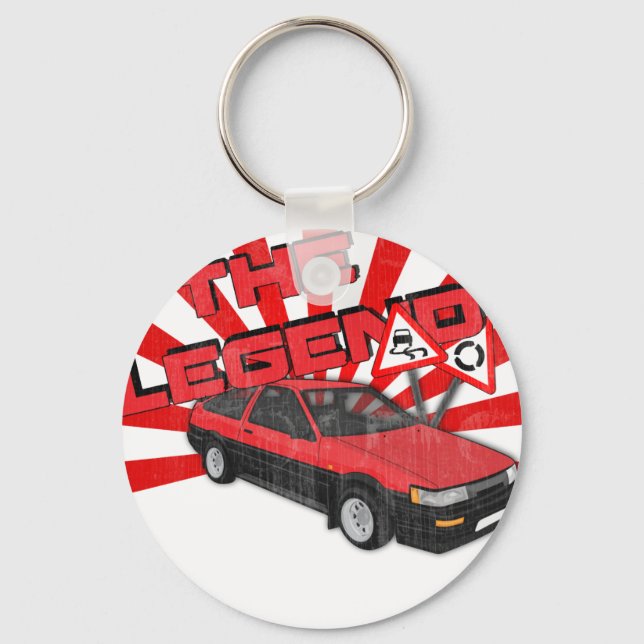 Porte-clés Toyota Corolla AE86 (Recto)