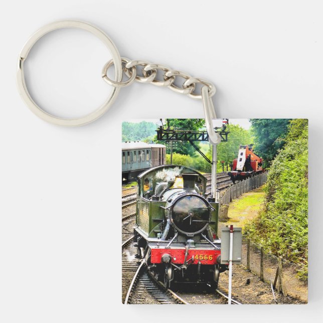PORTE-CLÉS TRAIN À VAPEUR (Devant)