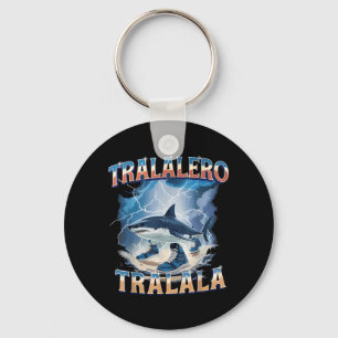 Porte-clés Tralalero Tralala Drôle Requin Italien Brainrot