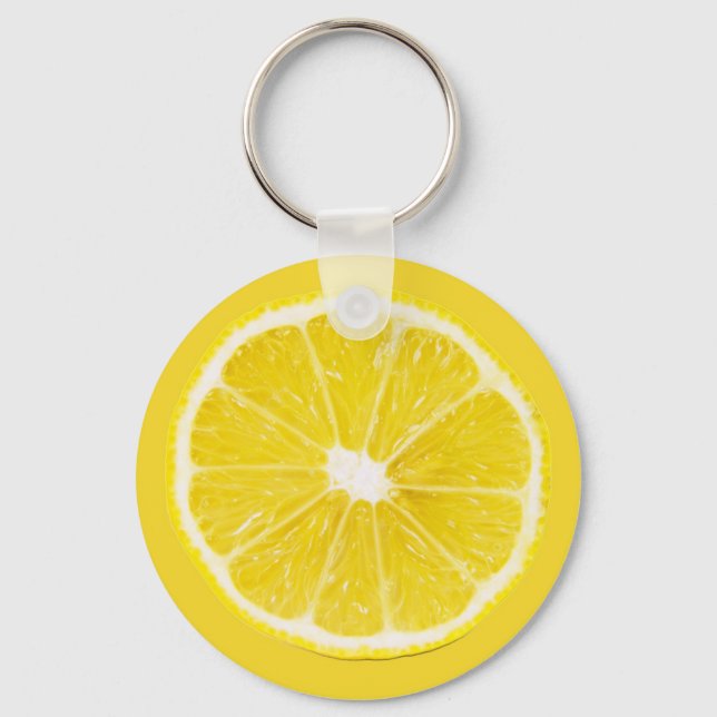 Porte-clés tranche de citron (Recto)