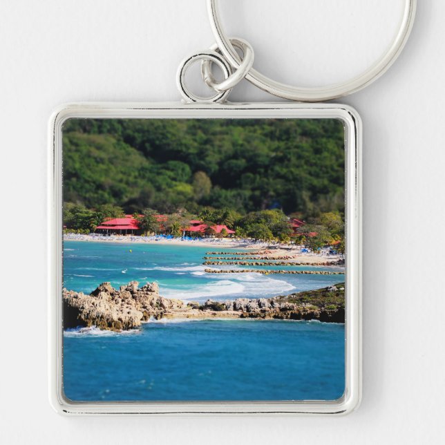 Porte-clés Tranquil Island Paradise Labadee Haïti (Devant)