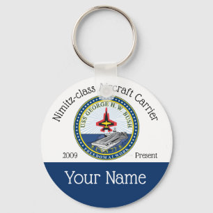 PORTE-CLÉS TRANSPORTEUR D'AÉRONEF NIMITZ CVN-77