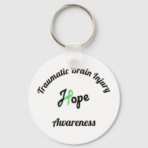 Porte-clés Traumatic Brain Injury Awareness Key Chain