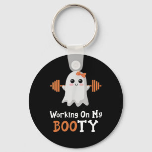 Porte-clés Travailler Mon Gros Boo-Ty Funny Halloween Gym Gho