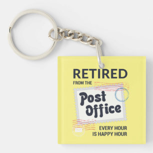 Porte-clés Travailleur de la poste retraité Mailman Funny