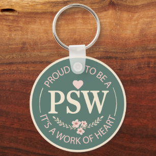 Porte-clés Travailleur personnel personnalisé PSW