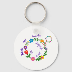 Porte-clés Travaillez toujours plus intelligemment, Soyez tou