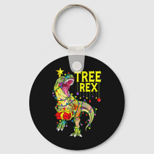 Porte-clés Tree Rex! Drôle de paléontologue de Noël