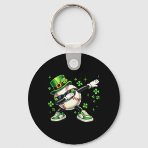 Porte-clés Trèfle Dabbing Baseball Saint-Patrick Enfants Garç