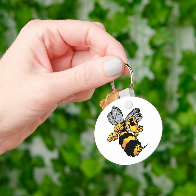 Porte-clés Très Porte - clé abeille en colère (Créateur téléchargé)