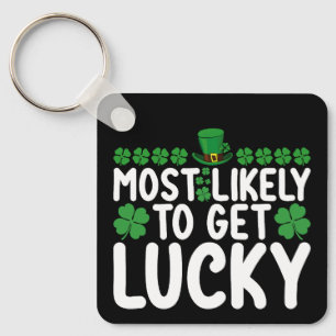 Porte-clés Très Probable d'obtenir Lucky St Patrick's Day Irl
