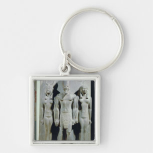 Porte-clés Triade de Menkaure avec la déesse Hathor